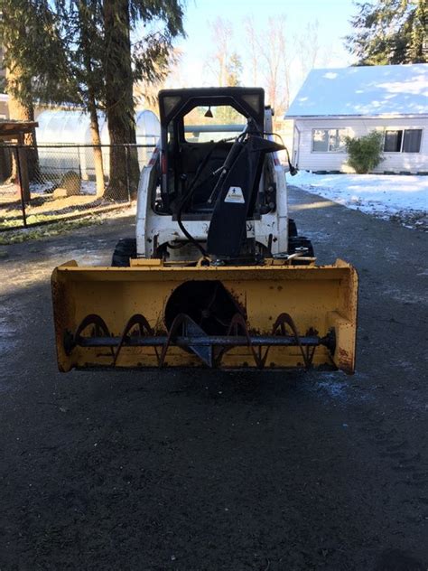 used bobcat with snowblower